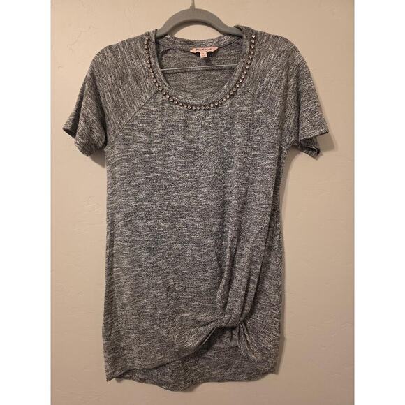 Juicy Couture Tops - ✨ Juicy Couture Embellished Grey Top | Y2K Glam Tee ✨